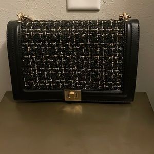 INC International Concepts Black/Gold Crossbody